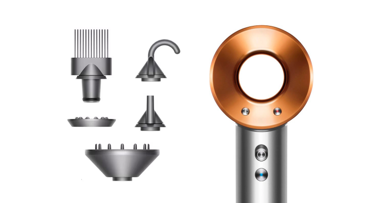 Фен Dyson Supersonic HD07 Nickel Copper